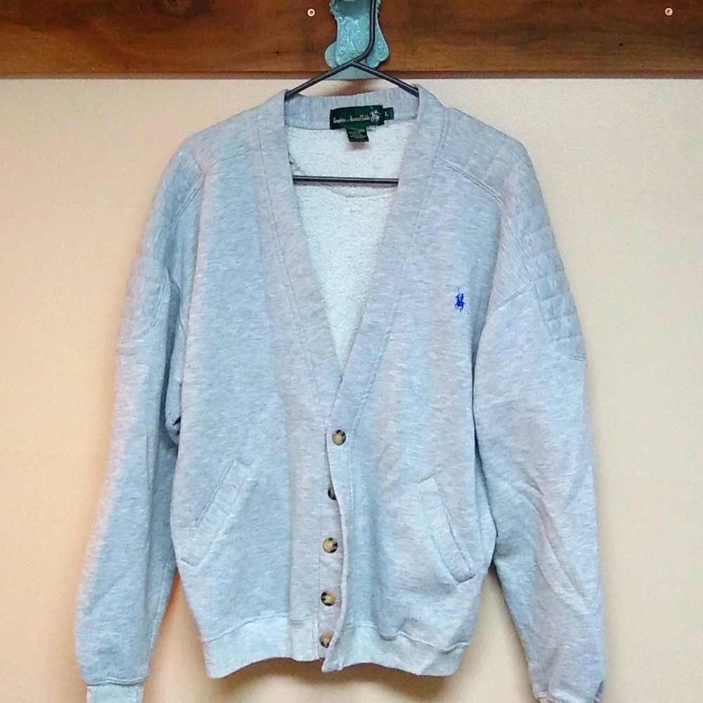 Sweatshirt cardigan